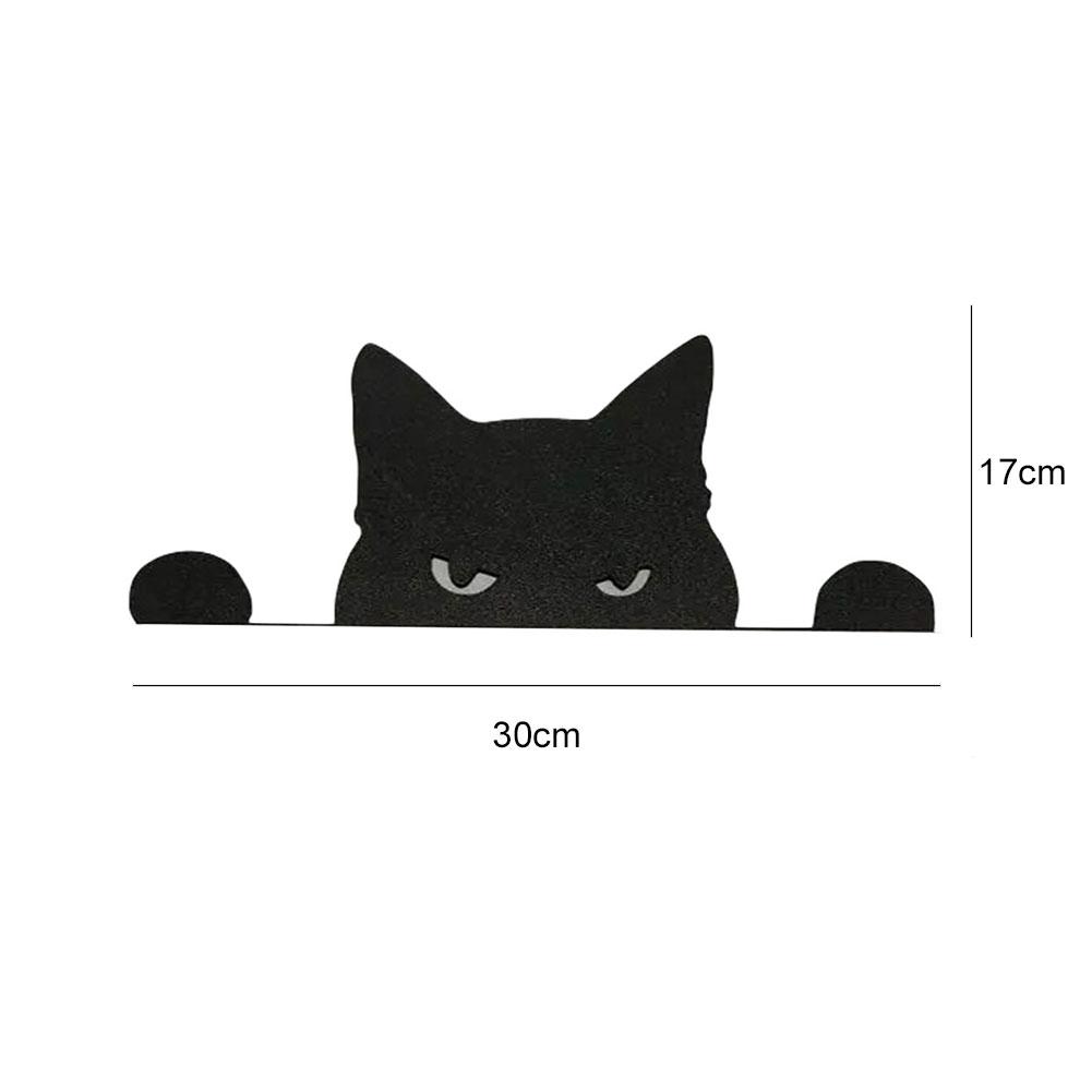Metal Black Cat Door Topper 2025 Halloween Party Decor Creative Door Corner Sign Door Frame Decor Wall Art Handicraft Home Decor