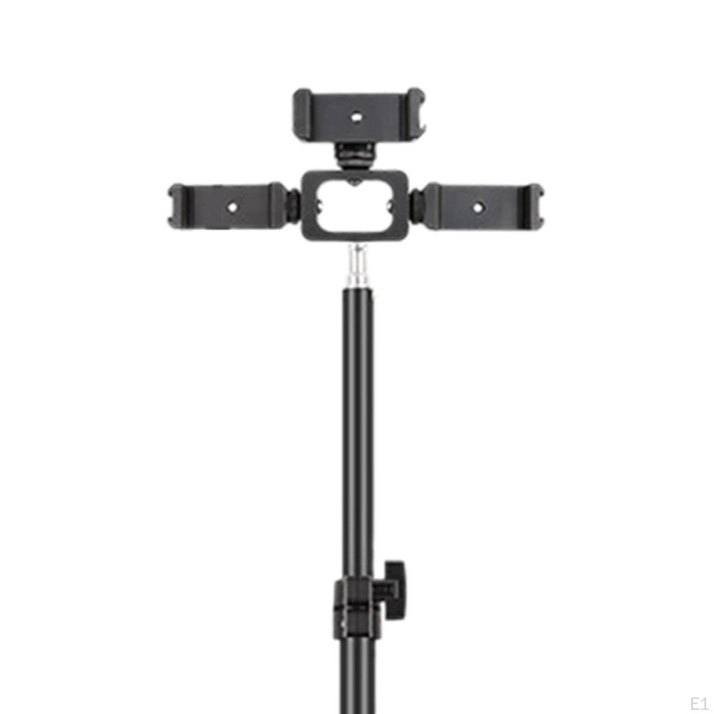 Phone Holder Mount Stand, Home Three Bracket Multi Position Live Streaming Tool for