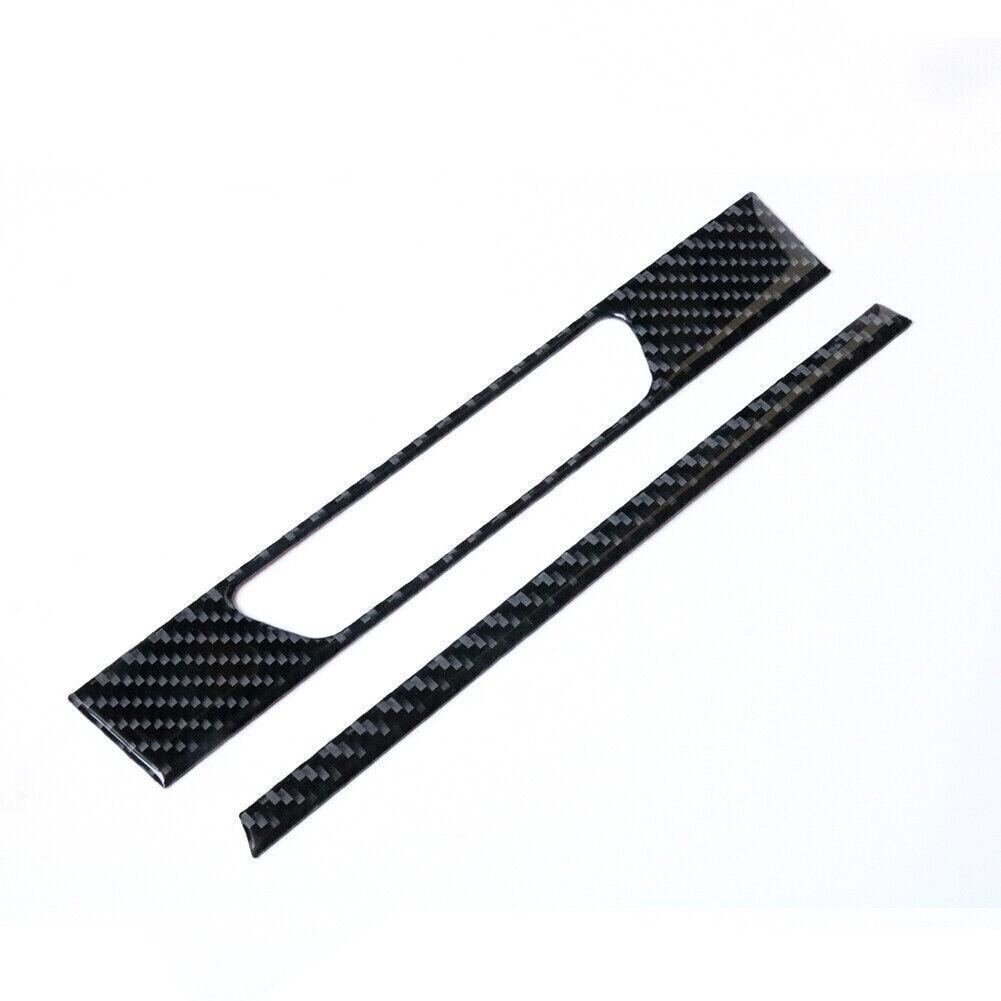 Carbon Fiber Cheat Heated Button Trim Cover For Honda Civic Coupe 2013-2015