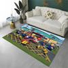 Cartoon Fireman Sam Non-Slip Area Rug for Living Room,Bedroom,Playroom,Soft Carpet Floor Mat Home Decor Rug Room Gift