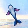 Marine Animal Giant Blue Whale Kite Good Flying Children's Kite New Flying Fish Kite  Sports Fun