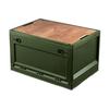 Hopfällbar transportlåda - Vanit CB27 - Olivgrön - Stapelbar - Avtagbart lock