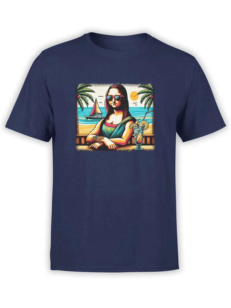 Unisex Tshirts Mona Cruisa Tshirt 100 Cotton S