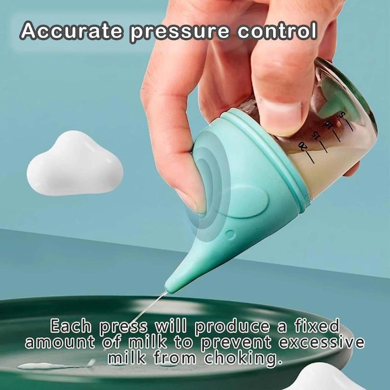 Cat Dogs Nursing Bottle with Silicone Nipple and Anti-Choking Valves for Newborn Small Animals Reusable and Washable