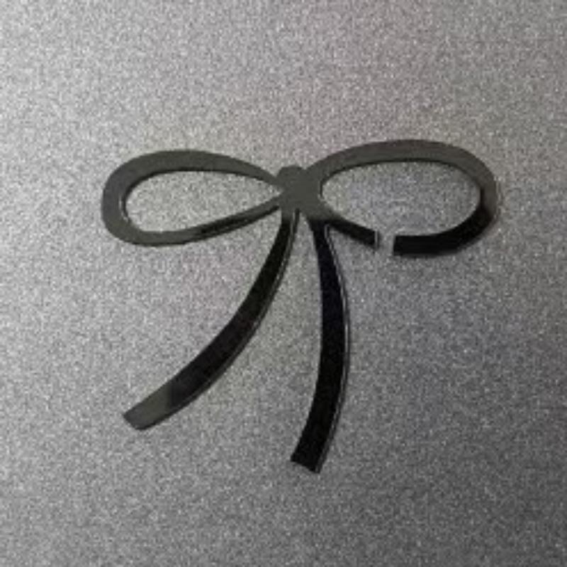 10PCS Acrylic Bow Drink Glass Label Decoration Suitable for Birthday Weddings Bar Party Decoration