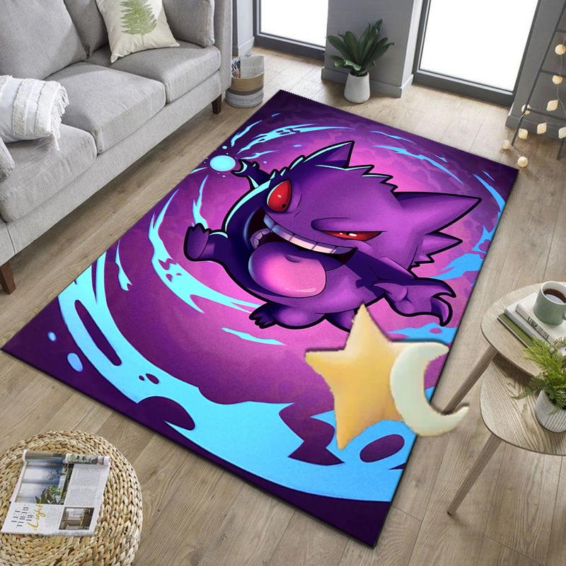 Gen-gar Neon Adventure Office Rug Chair Mat, Game Carpet, Suitable for Front Door, Bedroom, Living Room, Desk, Holiday Gift