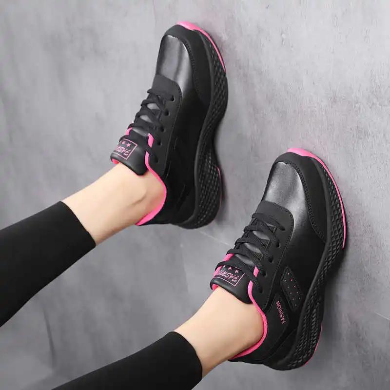 Increases Height With Lacing Ladies Sneakers White Designer Women Shoes Boots Size 47 Sports Tenes Zapato Training