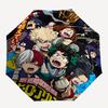 1pc My Hero Academia Automatic Opening Folding Umbrella with 3-Fold Design, 8-Bone Iron Frame Outdoor for Fans, Travelers, Daily Use, and Festive Gift