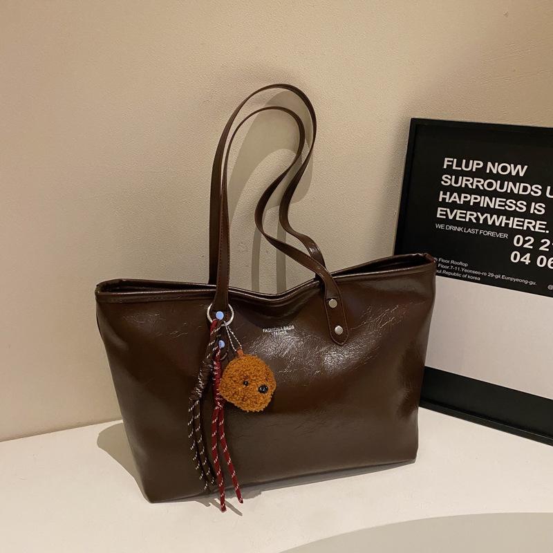 Einfache Tasche, Modische Pendler-Tragetasche, Studenten-Klassen-Schultertasche mit großer Kapazität