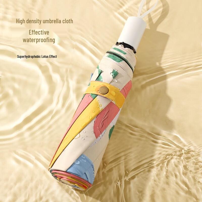 MAYDU Faltbarer UV-Schutz Sonnenschirm/Regenschirm