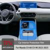 Per Mazda CX-60 CX-90 -2025 Interni Auto Console Centrale Trasparente Anti-graffio Adesivi Pellicola Protettiva Automobilistica in TPU