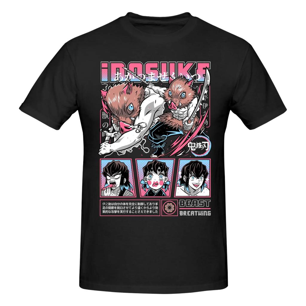 Hot Sale Demon Slayer T Shirts Cotton Tees Shirt Streetwear Round Neck Kokushibo Tokito Tshirt Casual Short Sleeve Clothing 2026 Summer