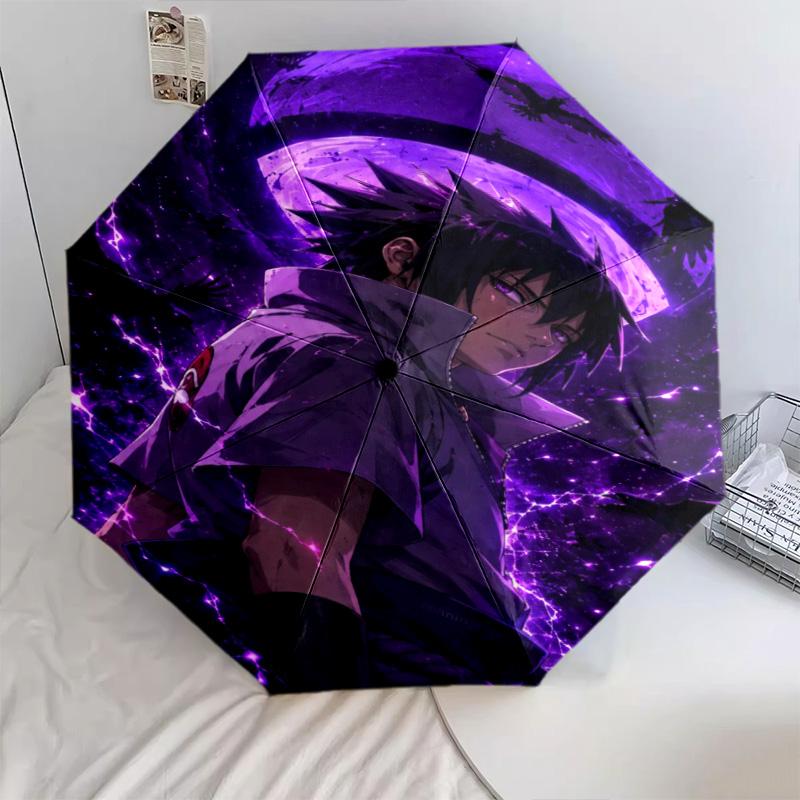 1PC NARUTO Automatic Umbrella - Suitable Travel Outdoor Portable Umbrella Birthday Gift Daily Essentials