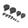 RC Round Light Cover Easy Install Plastic RC LED Light Cover for Traxxas for Hsp for Redcat for Axial Scx10 for D90 for