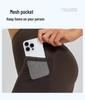 Tummy Control High-Waisted Yoga Pants with Mesh Pockets - Butt-Lifting and Leg-Lengthening Women's Fitness Running Pants.