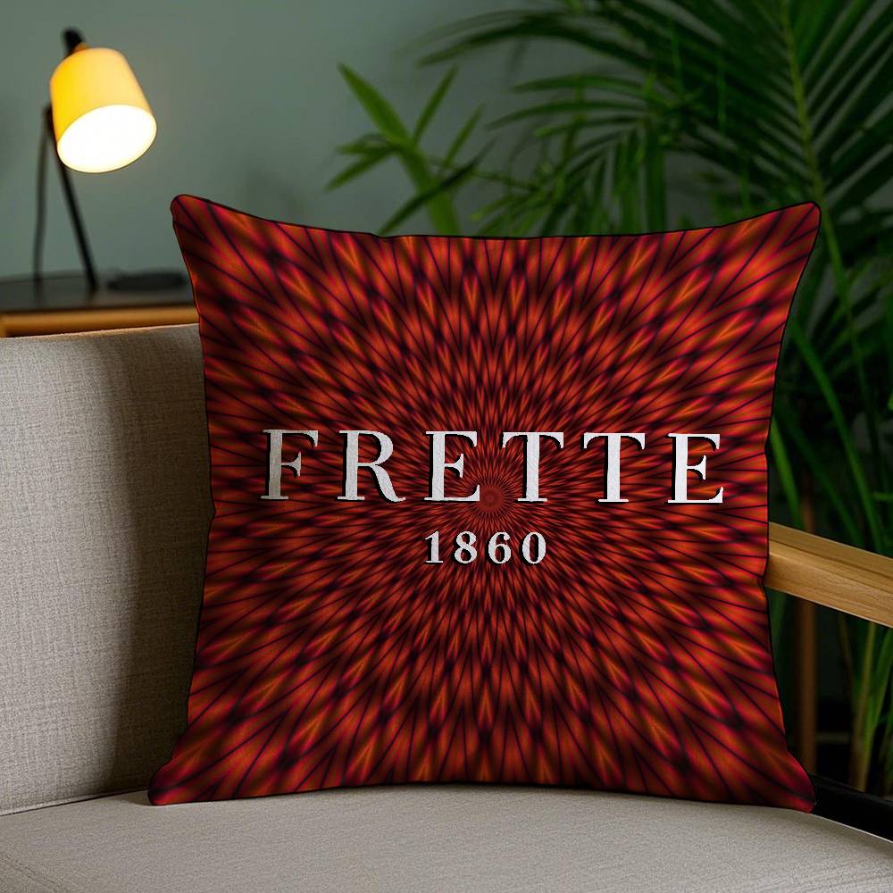 

Top luxury Brands Chopard-C Cool Pillow Case Anti-dustmite Pillowcase Invisible zipper silky short plush Sofa cushion cover 12x12Inch