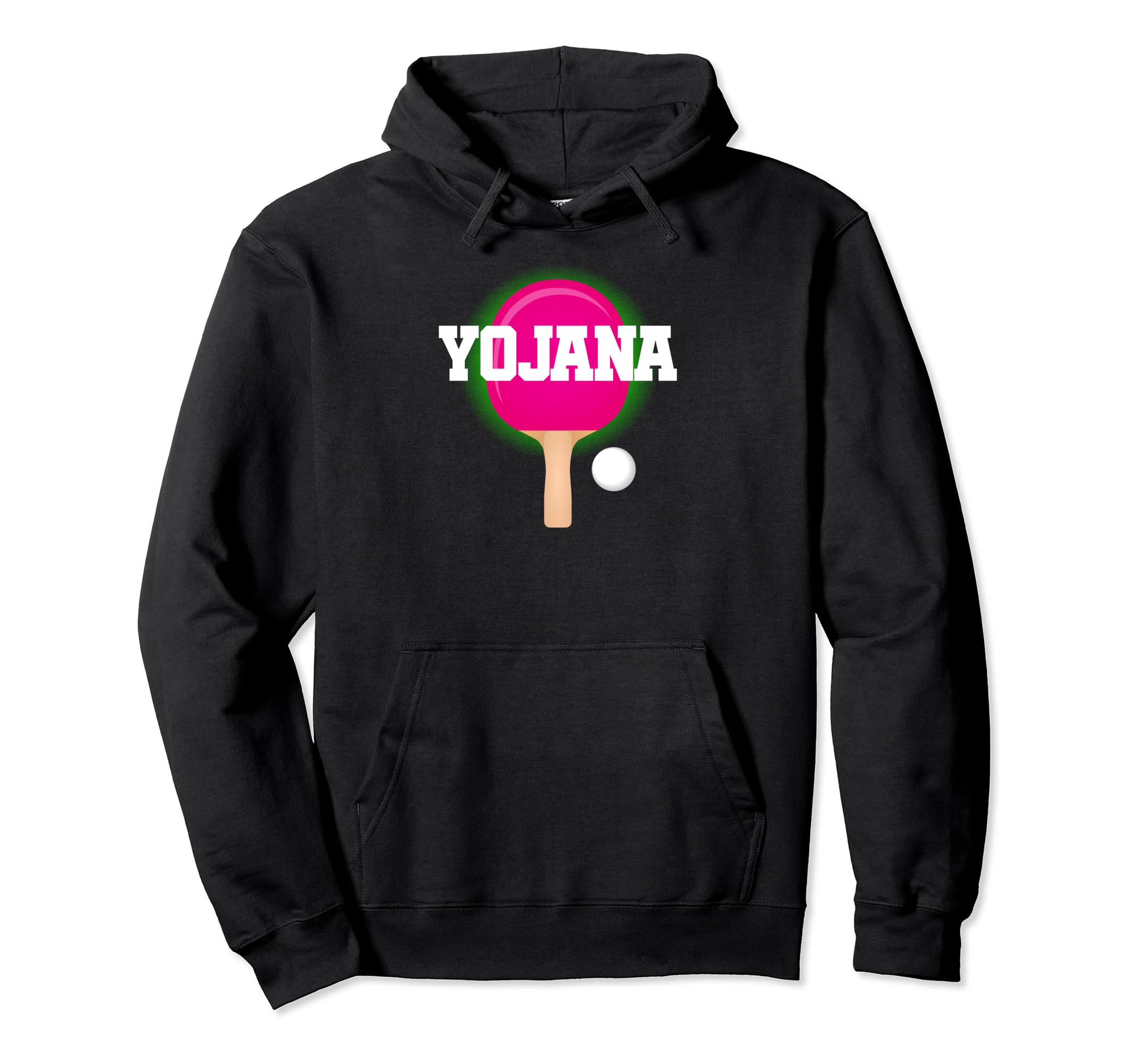 

Yojana Name Girls Table Tennis Ping Pong Game Racket Sports Hoodie чёрный