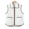 Lapel New Autumn and Winter Loose Thickened Versatile Jacket Vest Mother's Warm Waistcoat Casual Vest