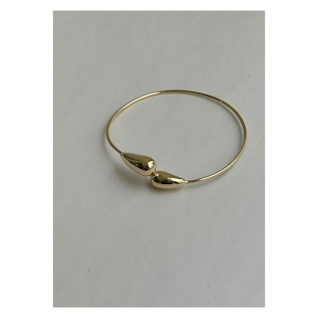 Steel Boot Gold Bracelet