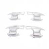 For Kia Seltos     ABS Carbon Chrome Car Side Door Handle Decoration Cover door bowl  Exterior Accessories