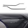 Soft Carbon Fiber Rear Door Upper Side Slot Trim Sticker For Subaru Crosstrek 24
