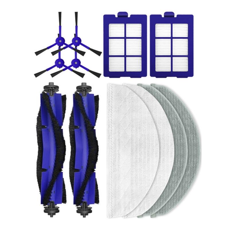 

HEPA Filter Replacement Part Robot Vacuum Cleaner Accessories for EufyX8 Robot Sweeper Main Brush Side Brush Mop Cloth 1