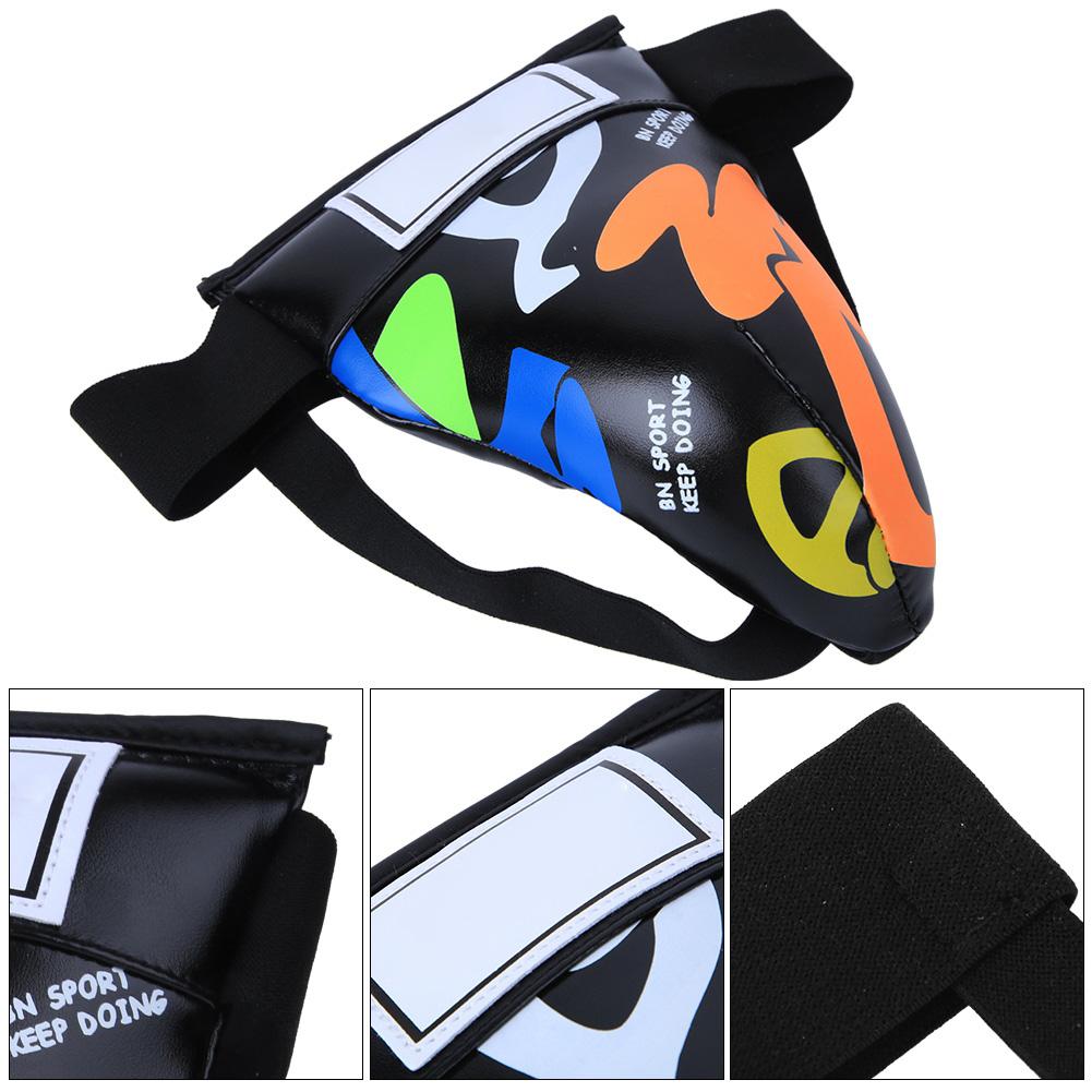 BN FIGHT Graffiti Children Jockstrap Groin Guard Protective Gear for Boxing Sanda Taekwondo