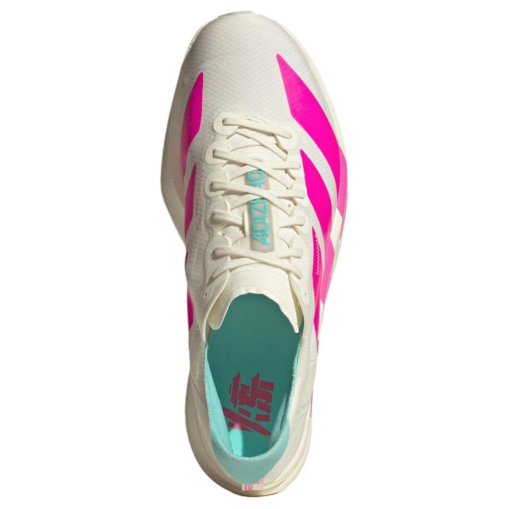 Adidas Adizero Adios Pro 4 Limited Edition Carbon Pillar Comfortable Durable Marathon Racing Running Shoes Men Running Shoes White Bright-Pink KJ3873