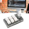 6 Key   Keypad with Knob Blue   Wired USB Wireless   Dual Mode Connection   Programmable Mechanical Keyboard