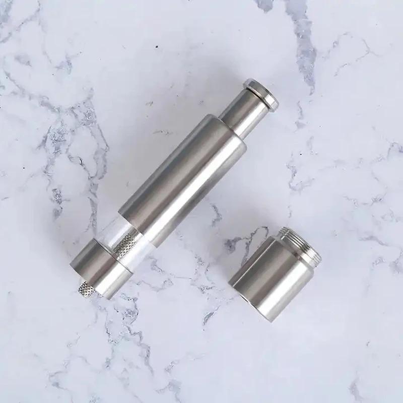 Stainless Steel Mini Small Grinding Hand Crusher Spice Pepper Coarse Salt Hand Seasoning Bottle Spice Grinder
