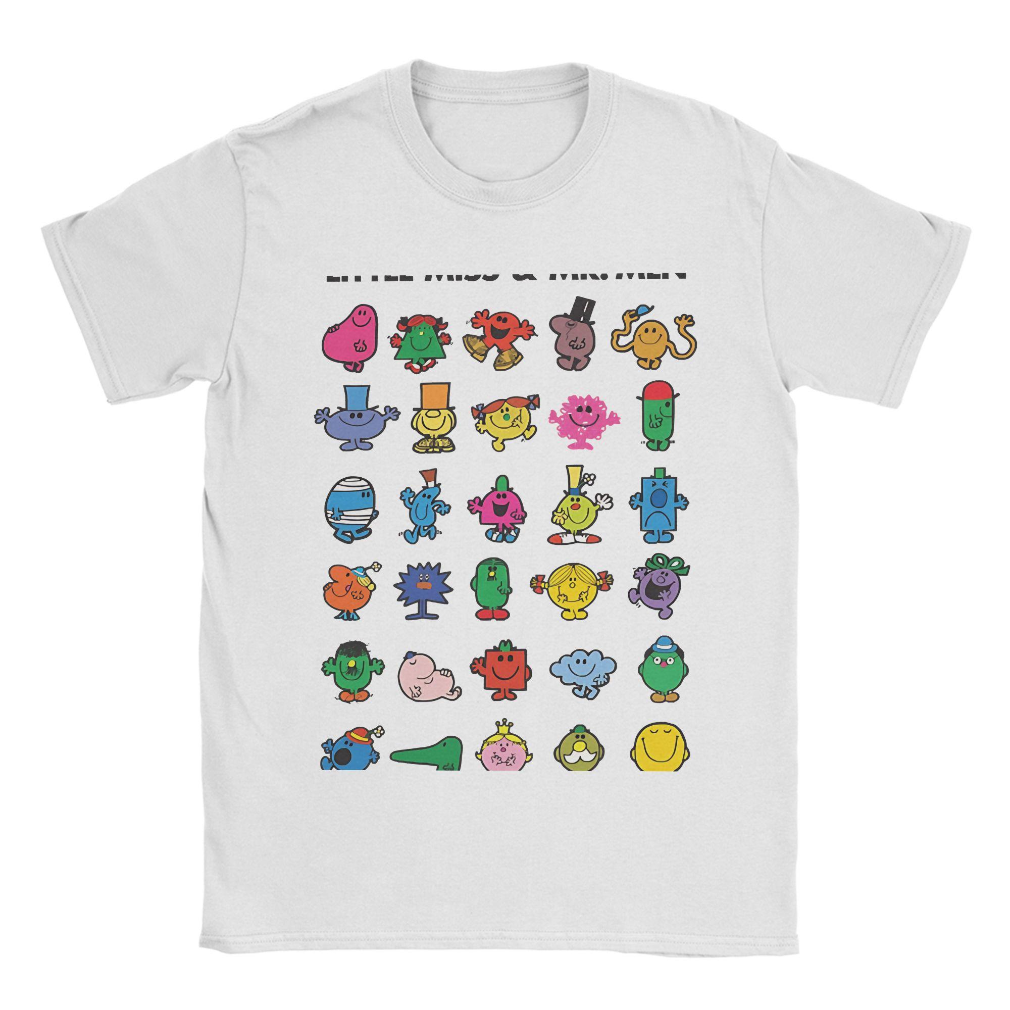 

Футболки Mr Right Mr Men Little Miss для чоловіків жінок Чудова бавовняна футболка Круглий комір Короткий рукав Футболки Дорослий одяг L