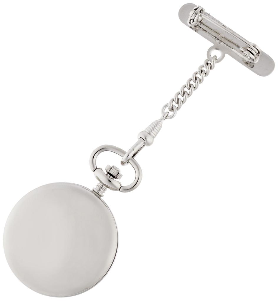 TISSOT Pocket Watch (Pendant) with Quartz Movement, White Dial, and Chain, T81722112, Unisex [Official Import]