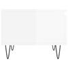 Coffee Tables 2 pcs High Gloss White 50 x 46 x 35 cm Particleboard