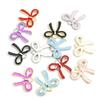 100Pcs Butterfly Knot Hairpiece Accessories Bowknot Pendant for Bracelet Necklace Clothing Embellishment for Daily Use
