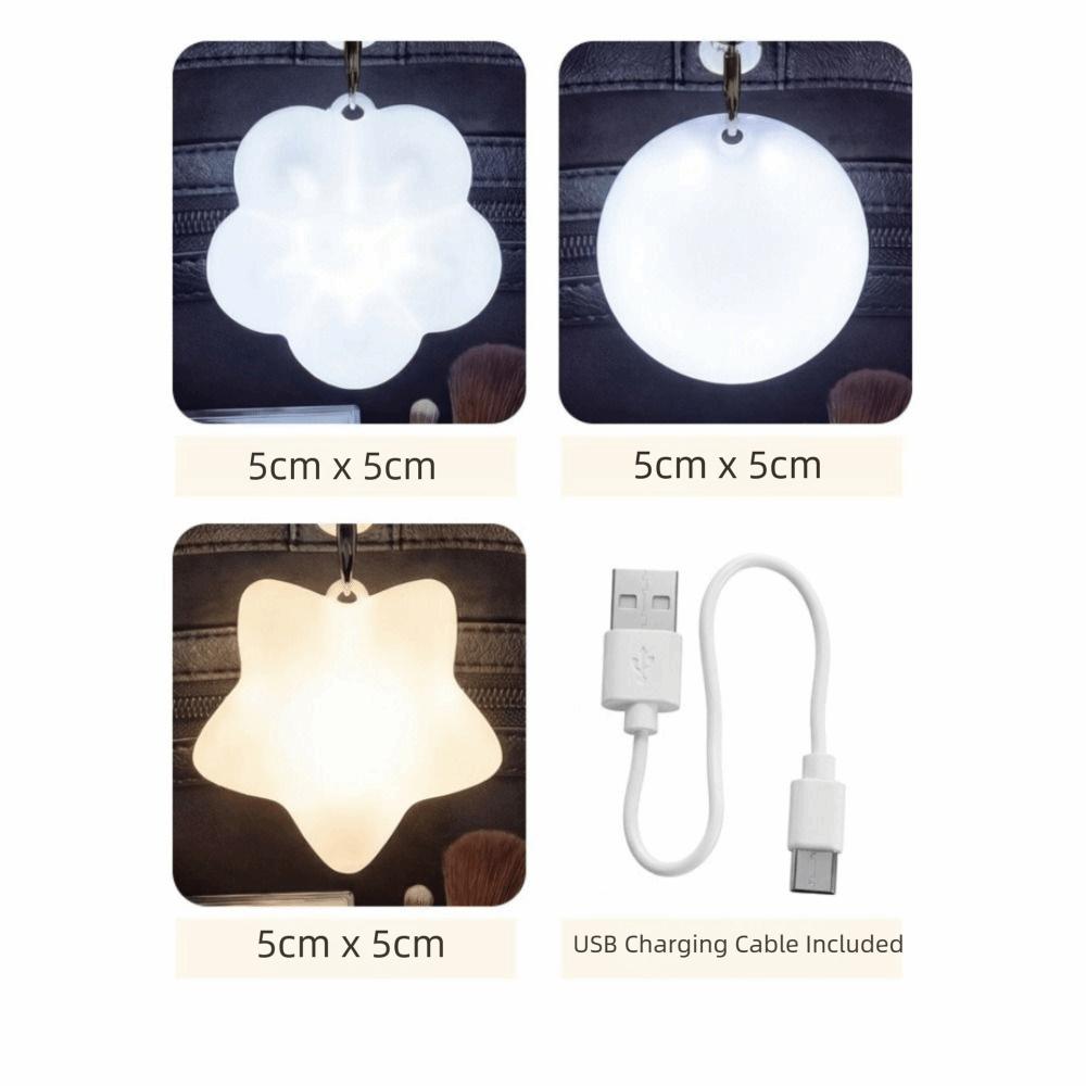 Touch Control LED Glowing Keychain LED Light Mini Touch Light Mini Light Keychain  Home Use