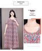 Summer 2026 Plus Size Cotton Silk Long Dress for Middle-Aged Women