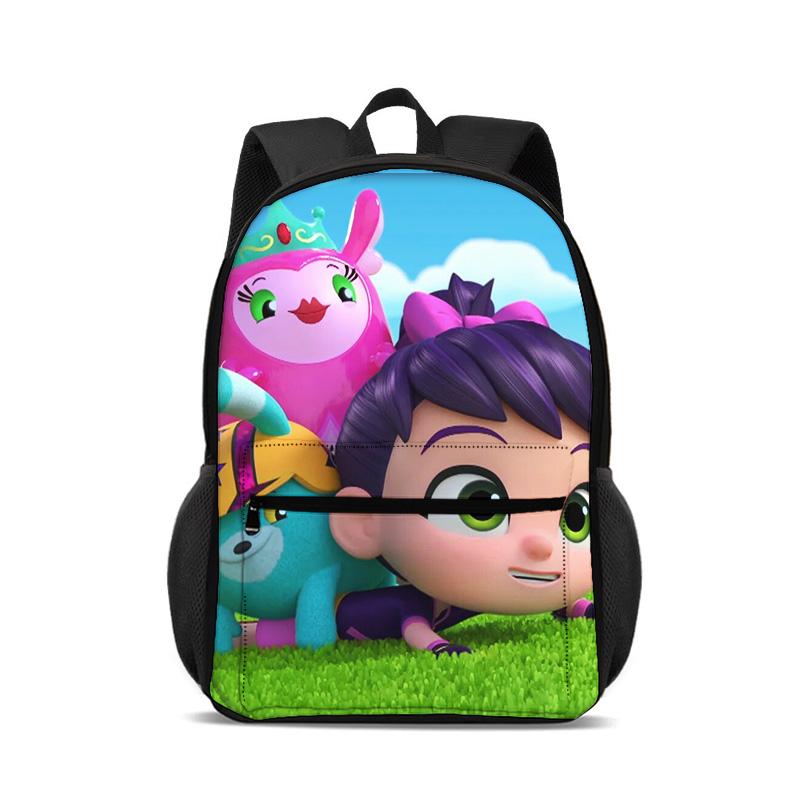 Abby Hatcher Rucksack Outdoor Bergsteigen Neuer Cartoon-Druck Schüler Jungen und Mädchen Bestes Geburtstagsgeschenk für die Schule