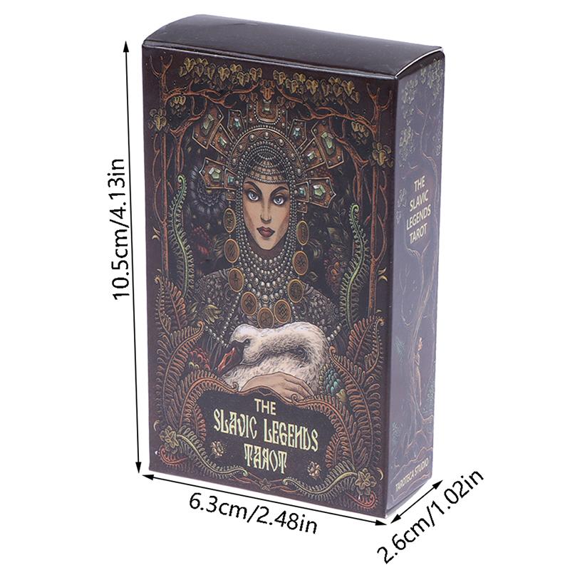 Slovanské legendy Tarotové karty Kapesní velikost Pro začátečníky Balíček Tarotová desková hra