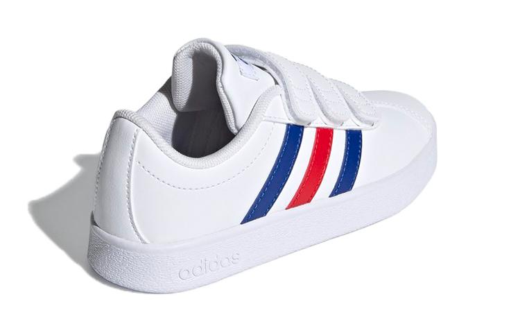 Adidas VL Court 2.0 J 'White Royal Blue Vivid Red' FY9273