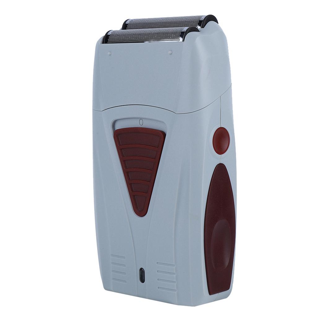 Rechargeable Men Electric Hair Clipper Trimmer Double Head Razor Reciprocating Shaver