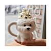 Creative Cute Little Dog Cerc Mugs Office Water Drinking Cups Coffee Cups Birthday Gifts Couple Cups Home Daily Use