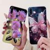 Case For Samsung Galaxy A20 A20e A20s Cover Fashion Flower Butterfly Soft Silicone Clear Bumper For Samsung A30 A 30 A 20 Covers