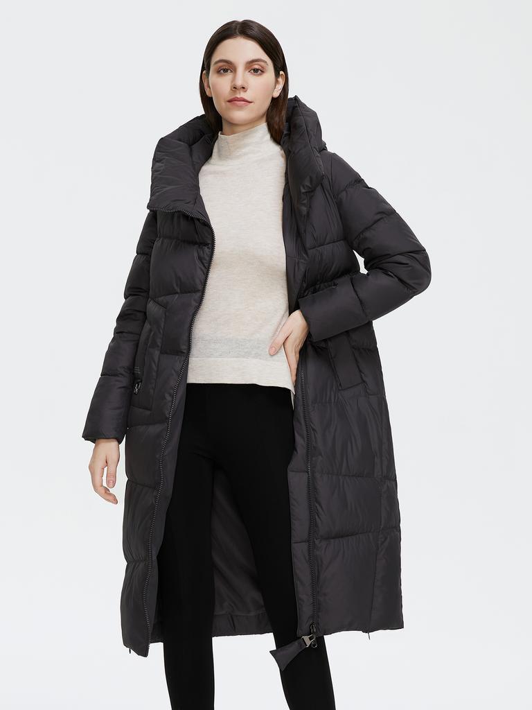 Cinemore New Winter Down Jacket Women Long Thick Coat Hooded Puffer Warm Female Brand Cotton Clothes Elegant Retro Parka 8197