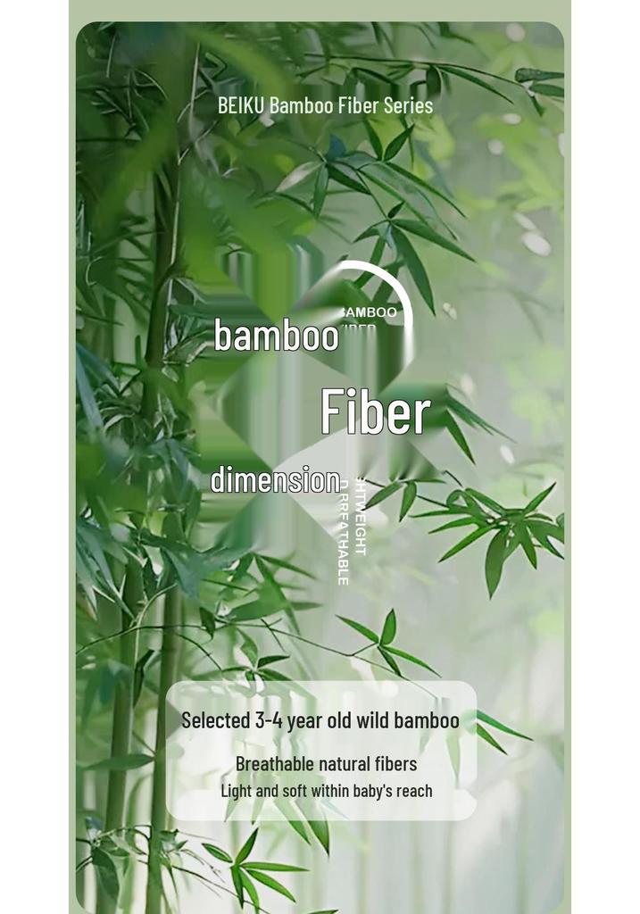 Bamboo Cotton Baby Sleeping Bag Pajamas: Breathable, Antibacterial, Anti-Kick Design for Children