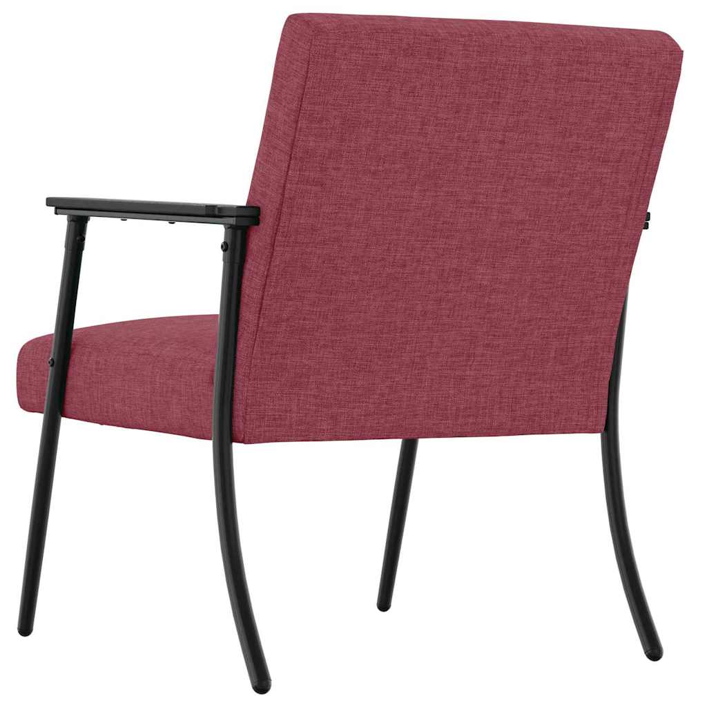 Armchair Burgundy Fabric