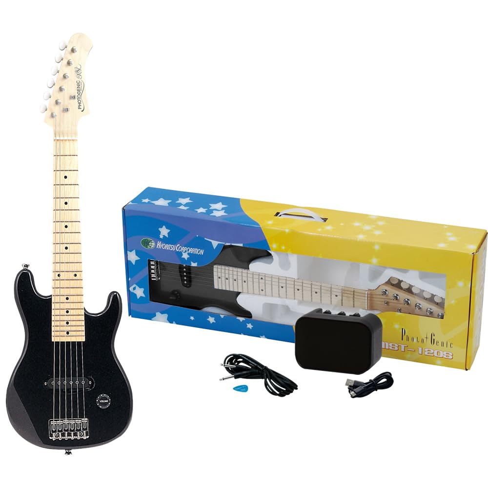 

Набор мини-электрогитары и усилителя PhotoGenic MST-120S/MBK