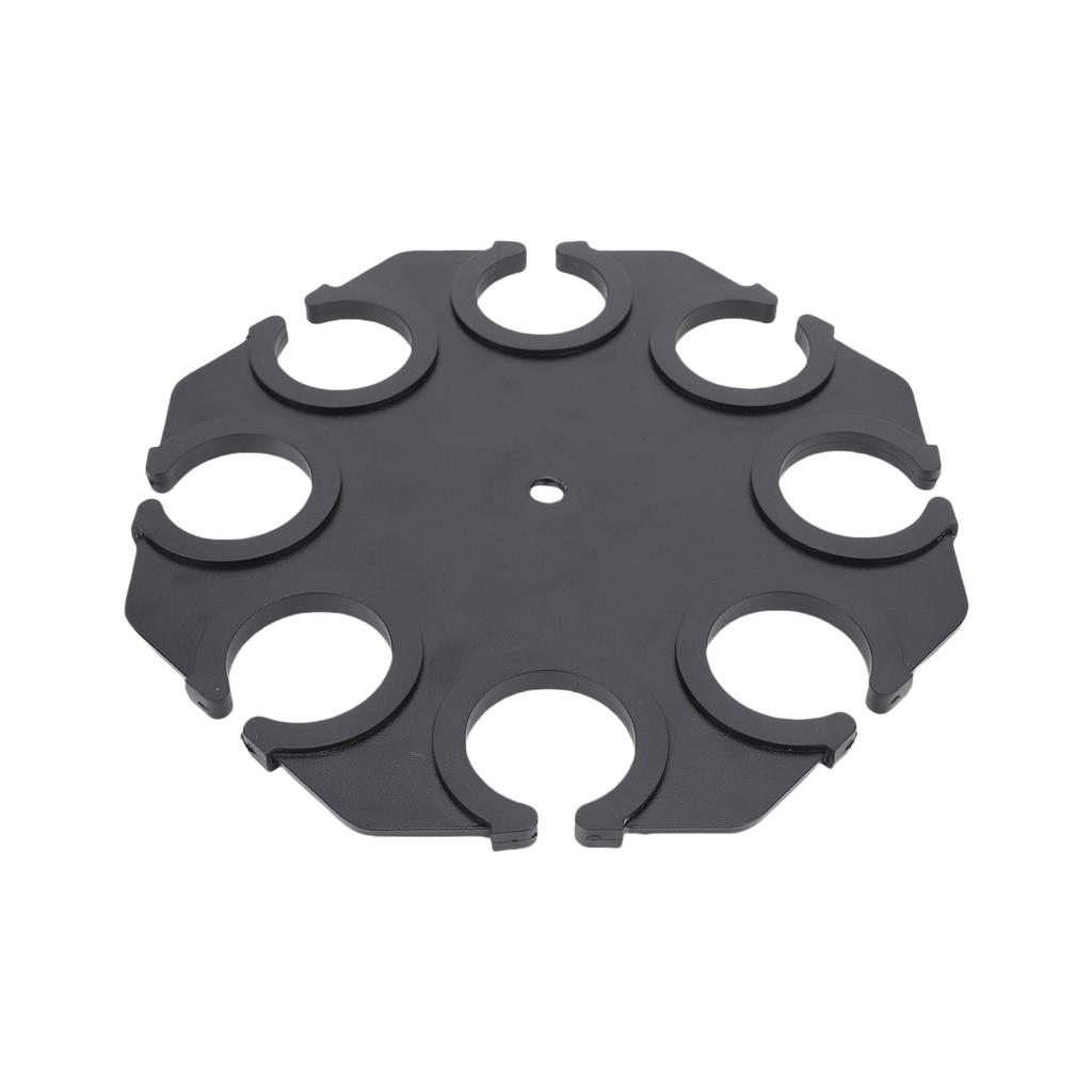 Microphone Holder Stand with Holes Silicone Lined for Easy Storage Mic Storage Rack Carbon Steel Handheld Mic Rack for