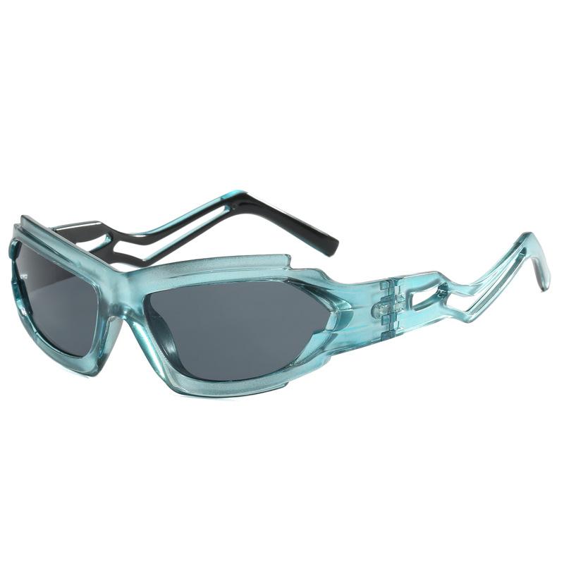 Xiaomi Men Women Y2K Futuristic Hollow Temple Sunglasses UV400 Party Street Fashion Showoff Shades Multi Color Available