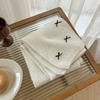 New Korean Version Bow Small Fragrant Style Cute Scarf Women's Autumn and Winter Versatile Student Warm Knitted Scarf
