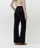 CITTA Classic Loose Fit Linen Bootcut Pants_Ctb546 (Black)